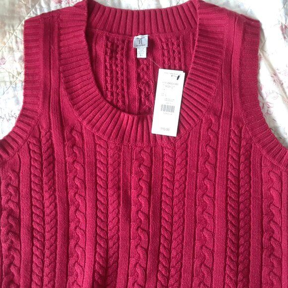 NWT Tristan 50% Wool 50% Pima Cotton Sweater Dress - Picture 5 of 11